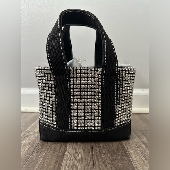 ALEXANDER WANG Mini Cruiser Crystal-Embellished Tote Bag - Picture 8 of 12
